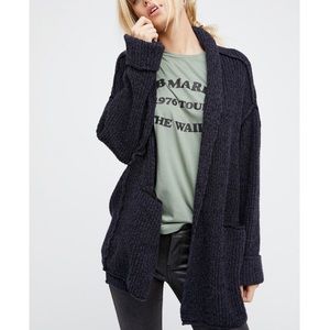 Free People Low Tide Cardigan Oversized XS S